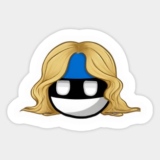 Kaja Kallas Estonian Polandball Sticker